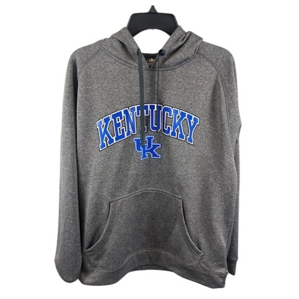 Kentucky Wildcats NCAA Knights Apparel Men's Size Large Gray Pullover Sweatshirt